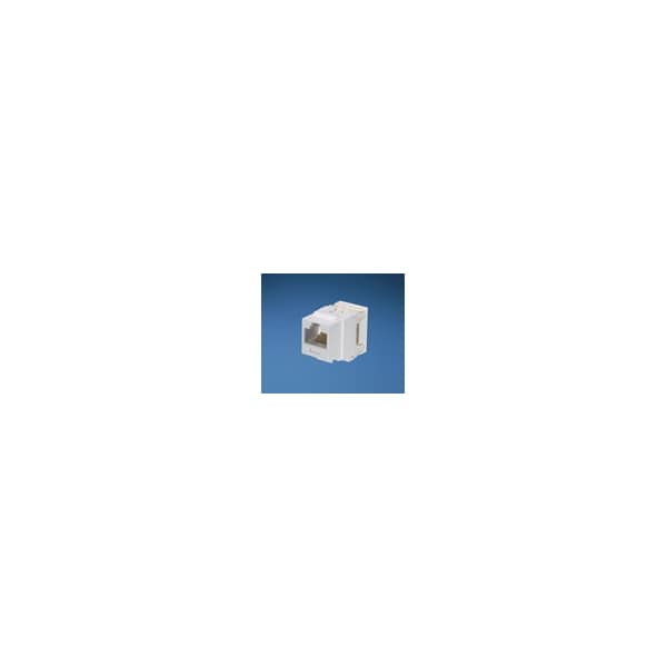 Panduit 1-PORT MOD JACK 110 8W8P UTP, T568A/B CAT6 NET KEY, ELECTRIC IVORY ROHS NK688MEI - main